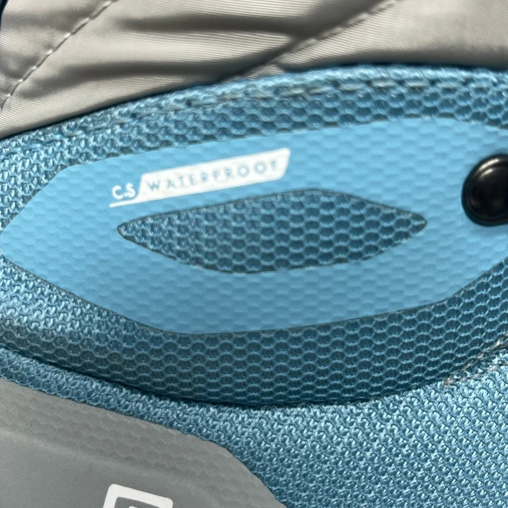 Salomon Woman's Vaya Blaze Blue Gray Mid-Top Hiking Waterproof Winter Boots SZ 7 - Picture 13 of 13